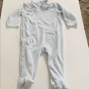Janie and Jack Layette boy velvet outfit